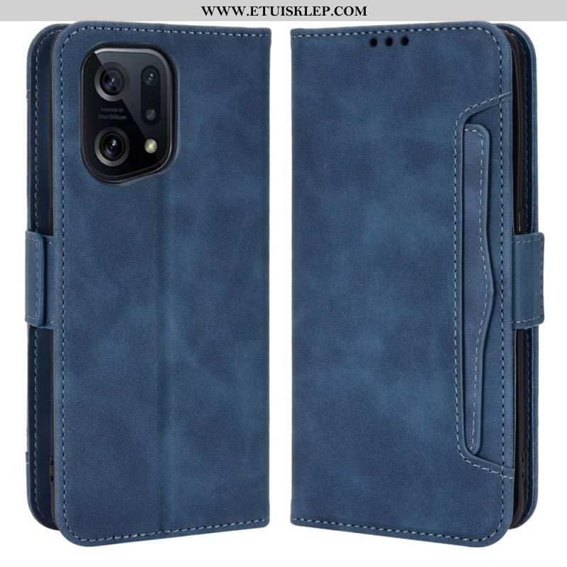 Etui Folio do Oppo Find X5 Wielokartowa Klasa Premier